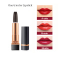 2019 New One Tricolor Lipstick Diamond Tangent Plane Lippenstift für Make-up Private Label